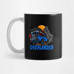 Blue Land Rover Defender Adventure Seeker Mug